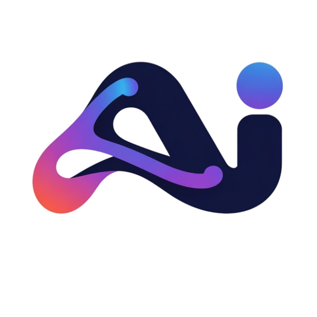 Logo de Andrés Ángel, diseño moderno con colores morados y azules